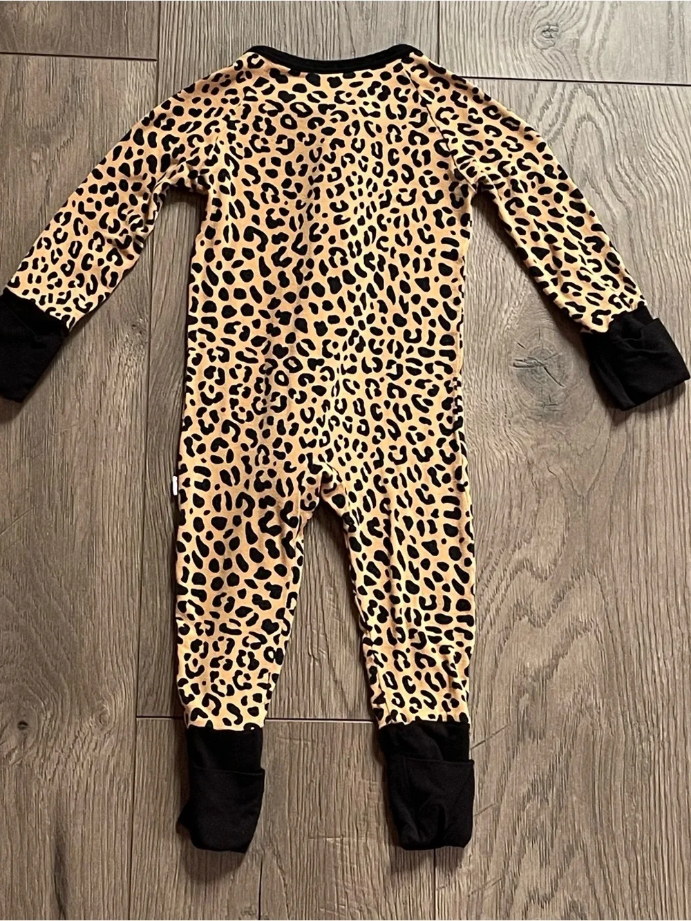 Little Sleepies Classic Leopard 0-3m Baby Bamboo Zippy Sleeper